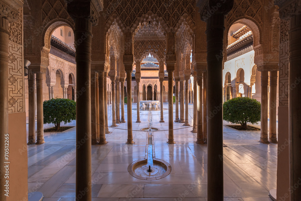 Alhambra palace - obrazy, fototapety, plakaty 