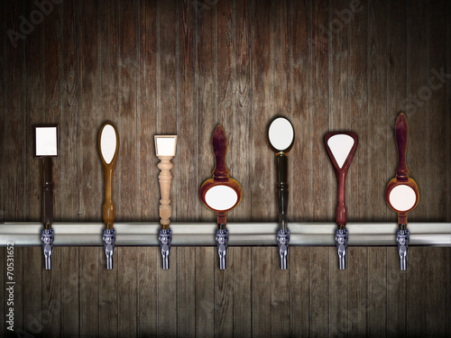 Fényképezés  Beer taps