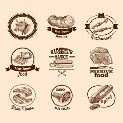 Sticker - Sketch meat labels