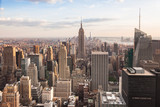 Fototapeta Miasta - View of lower Manhattan in New York