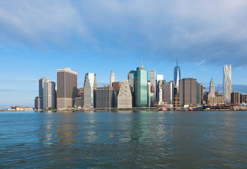 Wall Mural - View of lower Manhattan in New York