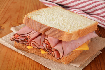 Canvas Print - Ham sandwich