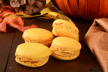 Poster - Pumpkin macaroons