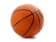An official orange basketball isolated over white