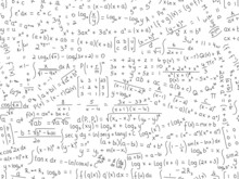 MATHEMATICAL EQUATIONS Seamless Pattern (math Maths Formulae)