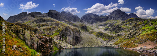 Naklejka samoprzylepna Widok z przełęczy zawrat, tatra