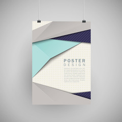 modern abstract poster template set