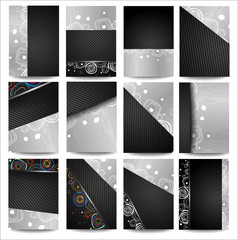 Wall Mural - Collection advertising posters on different topics.