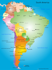 Wall Mural - South America