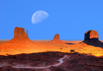 Monument Valley Moon