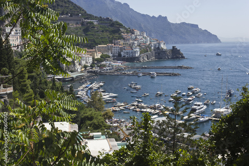 Tapeta ścienna Wybrzeże Amalfi, Włochy