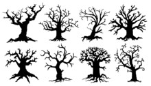Scary Tree Silhouettes