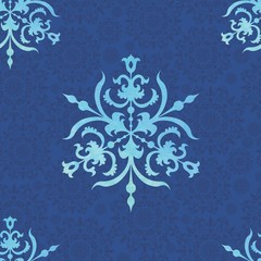 Wall Mural - Vector pattern with snow