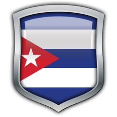 Wall Mural - Cuba shield