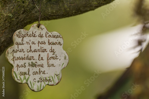 Citation Sur Une Petite Pancarte Accrochee A Un Arbre Buy This Stock Photo And Explore Similar Images At Adobe Stock Adobe Stock Citation Sur Une Petite Pancarte Accrochee A Un Arbre Buy This Stock Photo And Explore Similar Images At Adobe Stock Adobe Stock