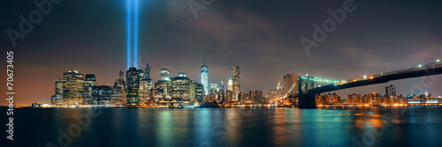 Fototapeta na wymiar New York City night