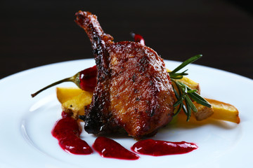 Wall Mural - Roasted lamb chops