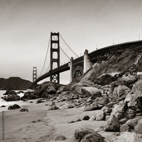 Naklejka dekoracyjna Golden Gate Bridge