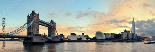 Naklejka - mata magnetyczna na lodówkę Tower Bridge London