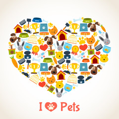 Poster - Pets care concept