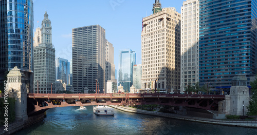 Plakat Chicago River