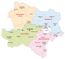 Lower Austria Region Map