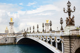 Fototapeta Paryż - Pont Alexandre III bridge in Paris