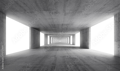 Dekoracja na wymiar  puste-szare-tlo-wnetrze-betonu-renderowania-3d