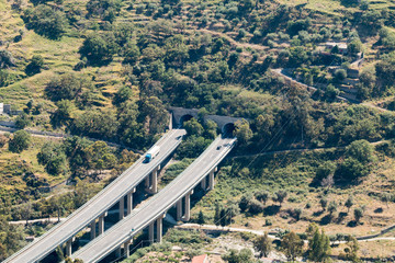 Highway and tunnel