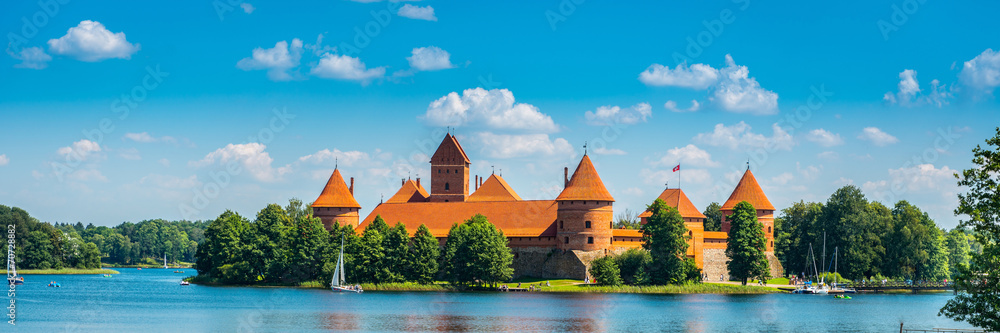 Obraz na płótnie Trakai Castle w salonie