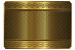 Gold card template.