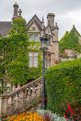 Wall Mural - Castle Combe, luxury house and gardens turned to be a hotel and 