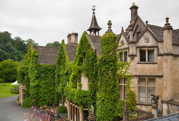 Castle Combe, luxury house and gardens turned to be a hotel and 