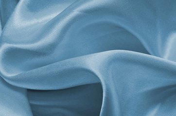 Texture blue satin, silk background