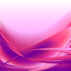 Wall Mural - Colorful waves isolated abstract background pink