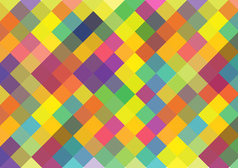 Wall Mural - color vector squares background