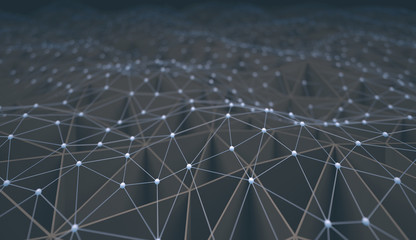 Wall Mural - abstract background science technology