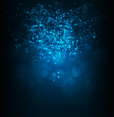 Wall Mural - Abstract bokeh digital background. Vector illustration