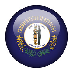 Sticker - Flag button - Kentucky