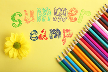 Wall Mural - summer camp concept