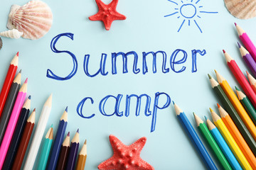 Wall Mural - summer camp concept