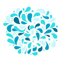 Aufkleber - Floral abstract seamless pattern for your design