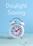 Fototapeta Mapy - Daylight Savings Time with Clock Concept
