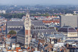 Aerial view on the centre of Lille, France