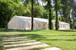 wedding tent in forrest