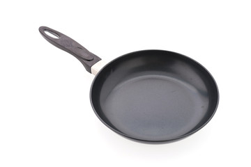 Poster - Iron pan isolated on white background