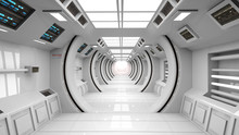 Futuristic Corridor Interior