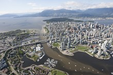 Canada, Vancouver, Aerial View