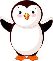 Poster - Cute baby penguin