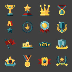 Wall Mural - Award icons set